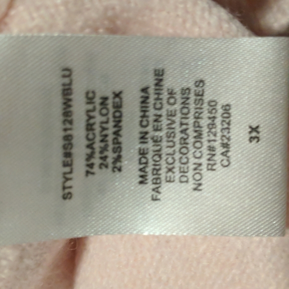Como Baby Pink Super Cozy and Soft Swester - Picture 5 of 5